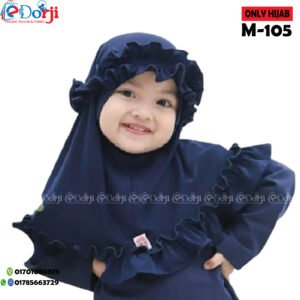 M-105 nevy blue সিঙ্গেল রেডি হিজাব