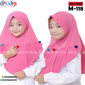 M-118 pink সিঙ্গেল রেডি হিজাব
